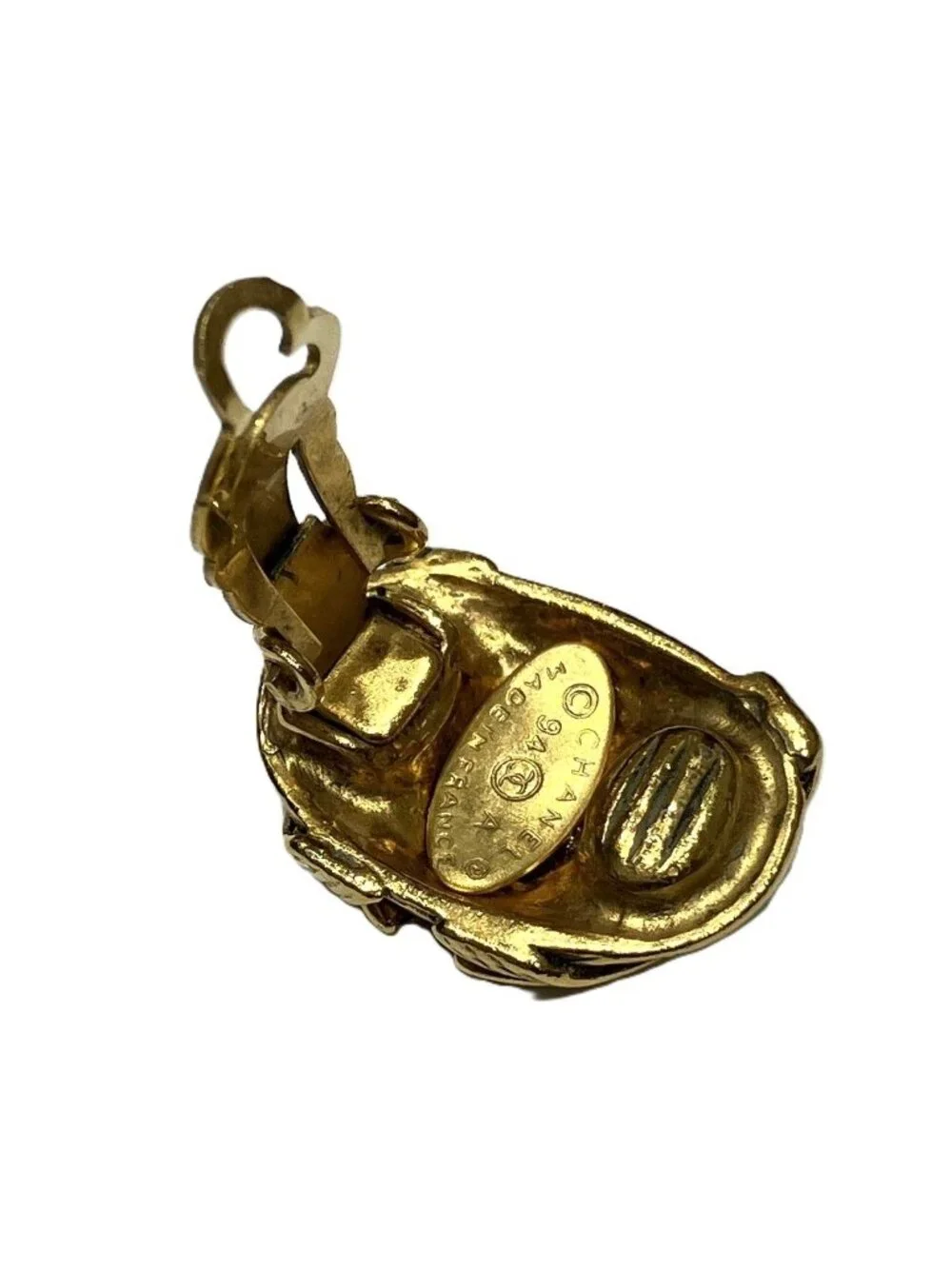Chanel Earrings Alloy Gold